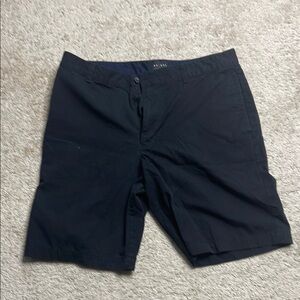 Axcess Black Flat Front Knee-Length Shorts